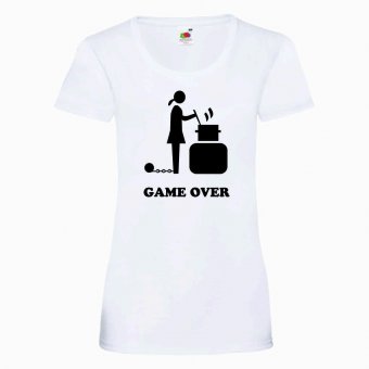 Tricou personalizat-Game Over