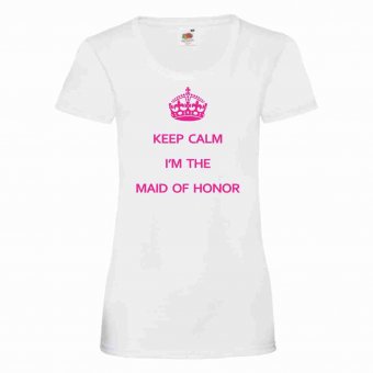 Tricou personalizat-Keep calm maid of honor