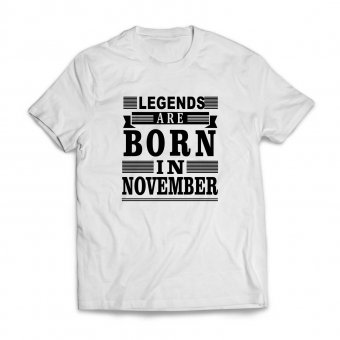 Tricou personalizat-Legends are born in november