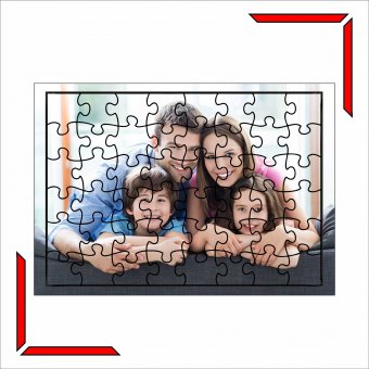 Puzzle A5 cu chenar - personalizat cu poza