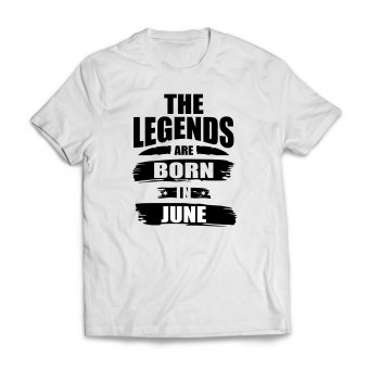 Tricou personalizat-The legends are born in june