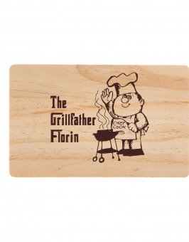 Tocator lemn personalizat-The grillfather