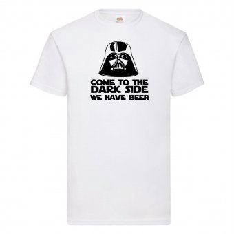 Tricou bere personalizat-Come to the darkside