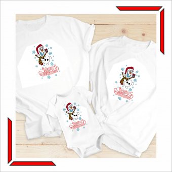 Tricou Familie - Craciun Olaf