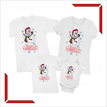 Tricou Familie - Craciun Olaf 2