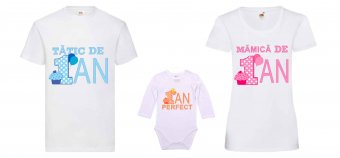 Tricou Familie Personalizat -Un an 3.0