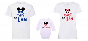 Tricou Familie Personalizat -  Mickey Cool