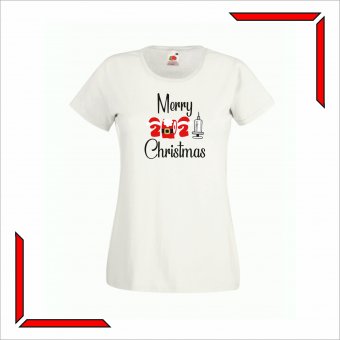 Tricou Personalizat Craciun -  Merry Christmas Covid 2021 