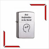 Bricheta Zippo personalizata - Culturist