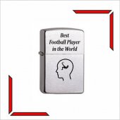 Bricheta Zippo personalizata - Fotbalist