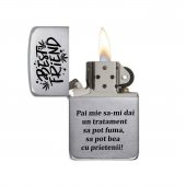 Bricheta Zippo Perzonalizata-Best friends 02