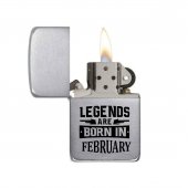 Bricheta Zippo Perzonalizata-Legends are born in