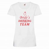 Tricou personalizat-Bride drinking team