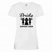 Tricou personalizat-Bride support crew