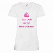 Tricou personalizat-Keep calm maid of honor