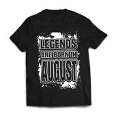 Tricou personalizat-Legends Are Born In August