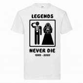 Tricou personalizat-Legends never die