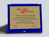 Mapa catifea cu trepied personalizata-Aniversare casnicie