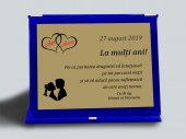 Mapa catifea cu trepied personalizata-La multi ani!