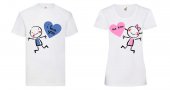 Set Tricou Personalizat- cuplu I love you