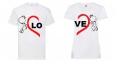 Set Tricou Personalizat- cuplu Love