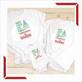 Set Tricouri Familie - Keep calm, my first Christmas 