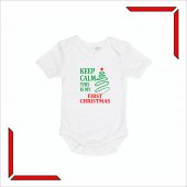 Set Tricouri Familie - Keep calm, my first Christmas 