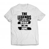 Tricou personalizat-The legends are born in june