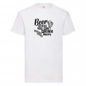 Tricou bere personalizat--Beer because you can't drink bacon