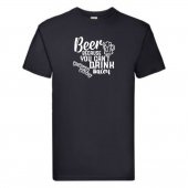 Tricou bere personalizat--Beer because you can't drink bacon