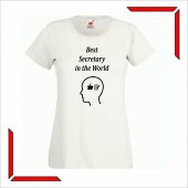 Tricou meserii - Cea mai buna secretara 