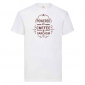 Tricou Personalizat - Powered by coffee