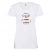 Tricou Personalizat - Powered by coffee